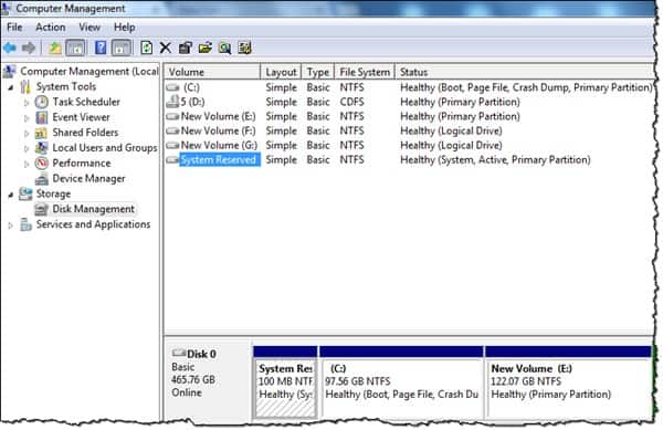 error finding your systems active partition