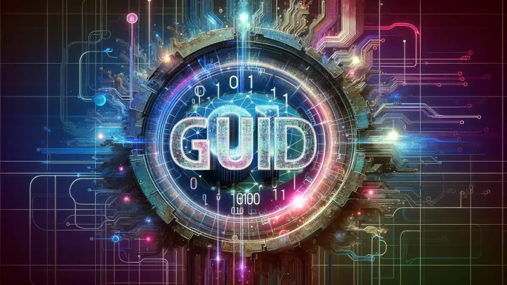 GUID: a visually engaging and futuristic interpretation of a Globally Unique Identifier.