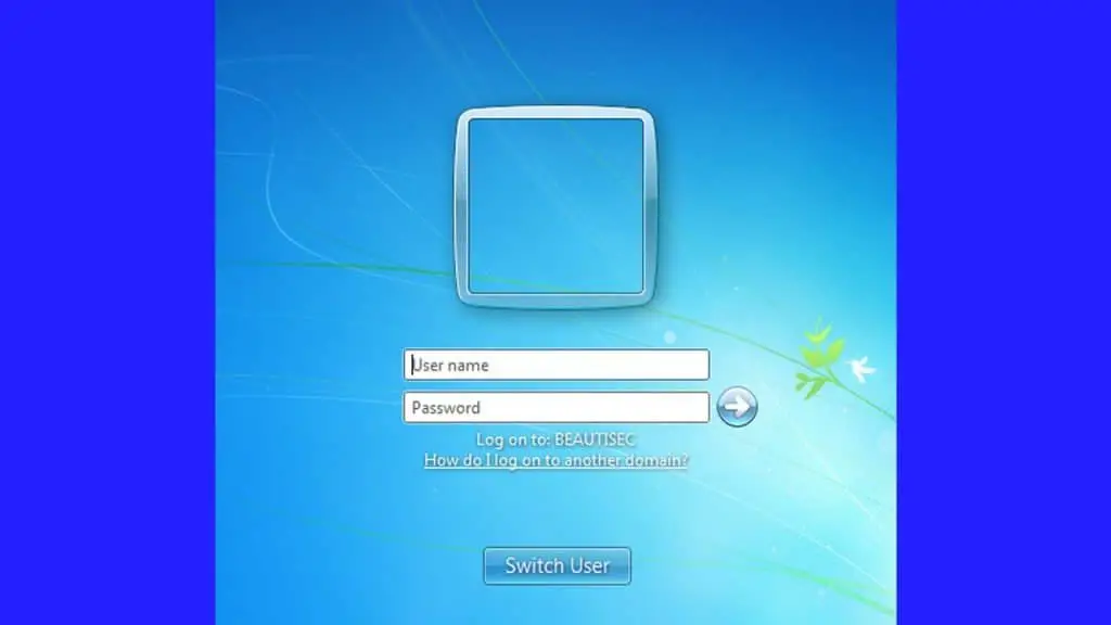 Username in networking (logon Windows Vista)
