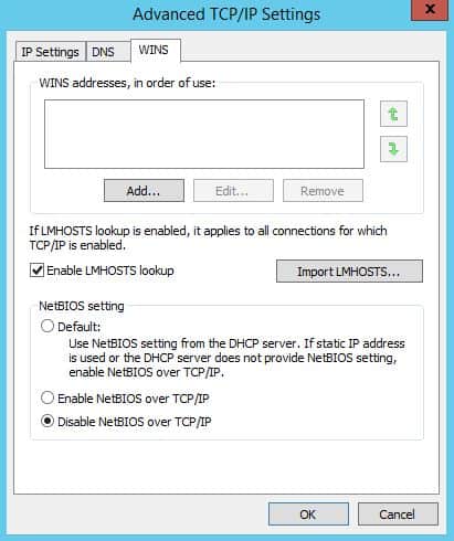 NetBT: NetBIOS over TCP/IP