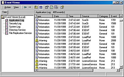 Application Log - Event Viewer