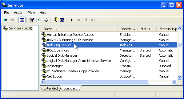 Indexing Service