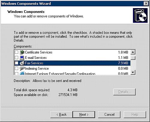 Microsoft Fax Service