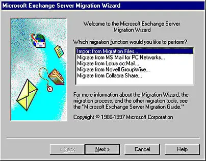 Migration Wizard (Exchange)