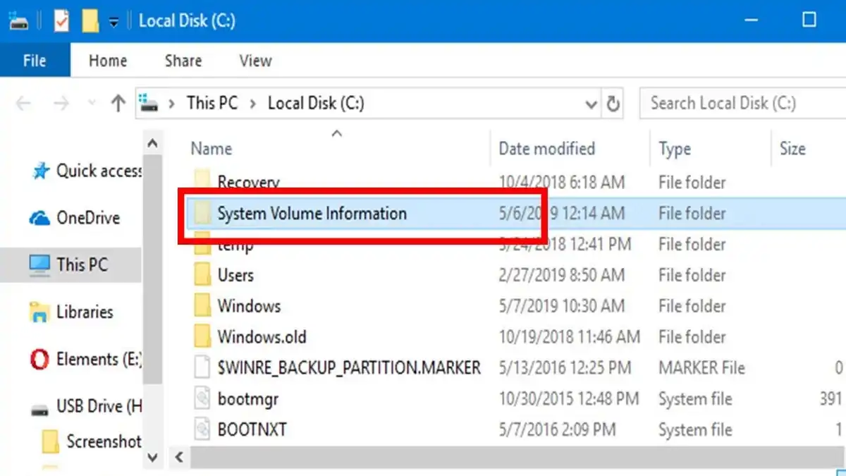 Demystifying the System Volume Information Folder in Windows