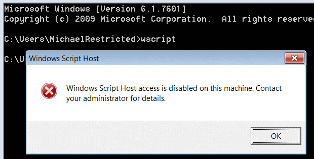 Windows script host ошибка как исправить