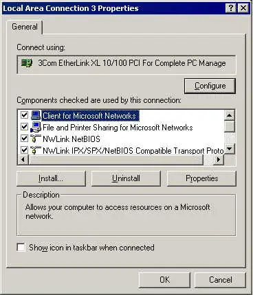 Client for Microsoft Networks
