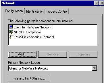 Client for NetWare Networks