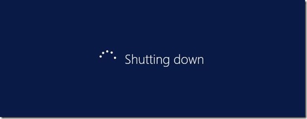 shutting down computer