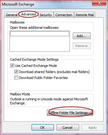 Offline Folders in Microsoft Outlook