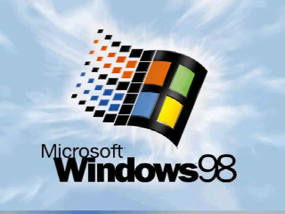 Microsoft Windows 98 starting screen