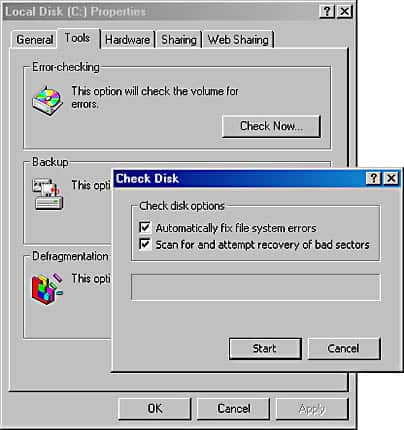 disk checker software