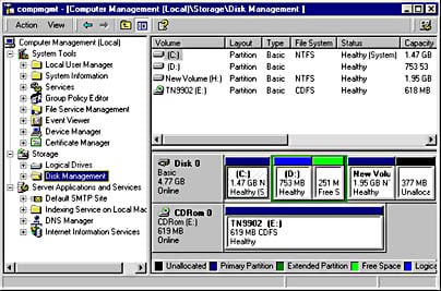 Computer Management Console