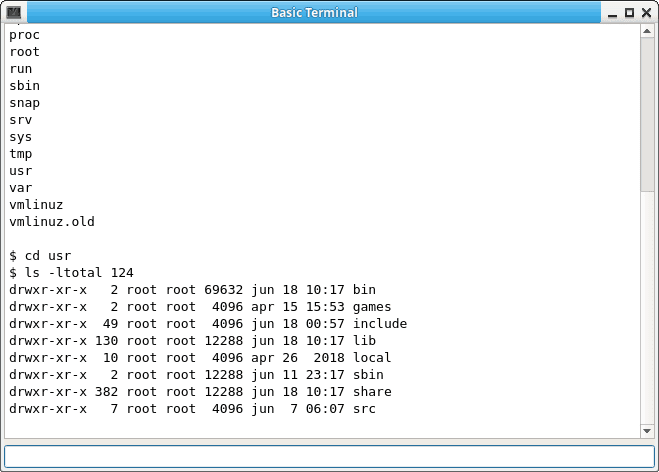 Terminal emulator