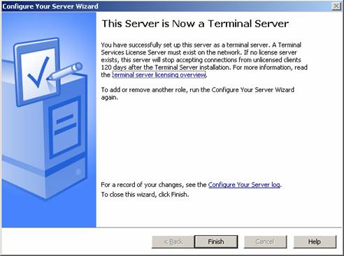 windows terminal services