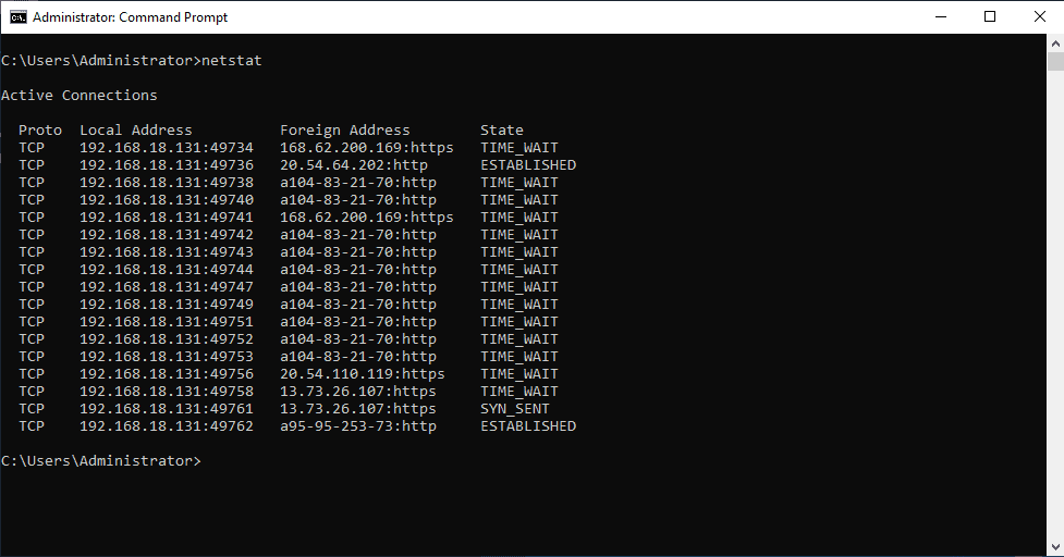 NETSTAT COMMAND