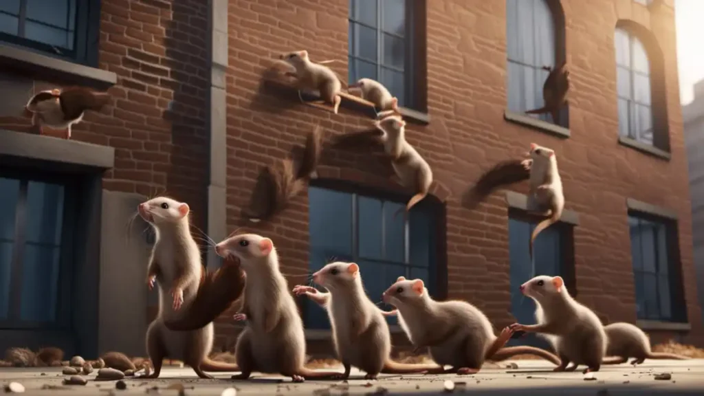 get rid of a rat infestation with weasels