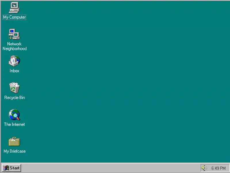 Windows 95 Desktop