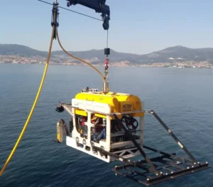 cable-laying remotely operated vehicle