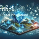 Sandboxing Featured Image: A dynamic and visually appealing digital landscape that captures the essence of sandboxing technology, suitable as a banner or header for your article.