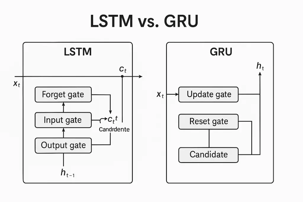 LSTM vs. GRU